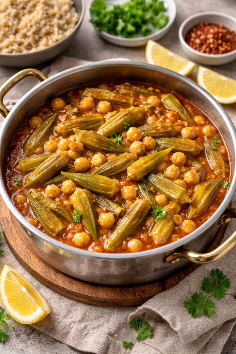 Nohutlu Ekşili Bamya