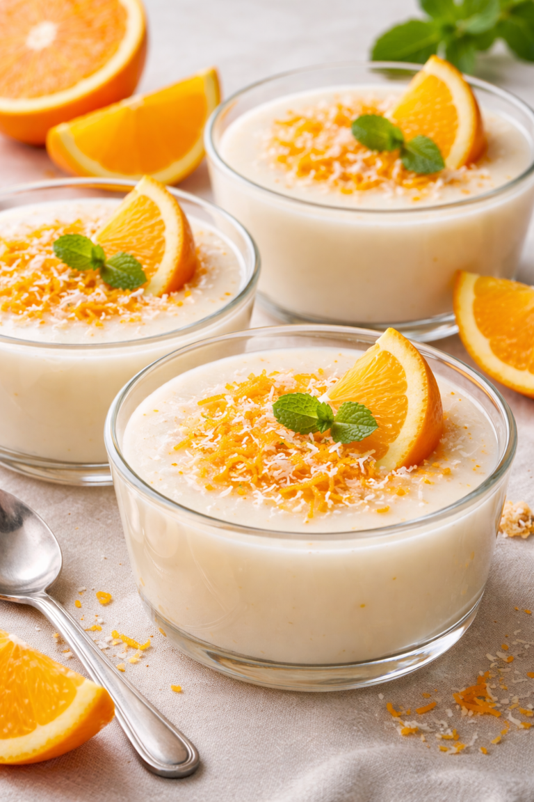 Portakallı Muhallebi