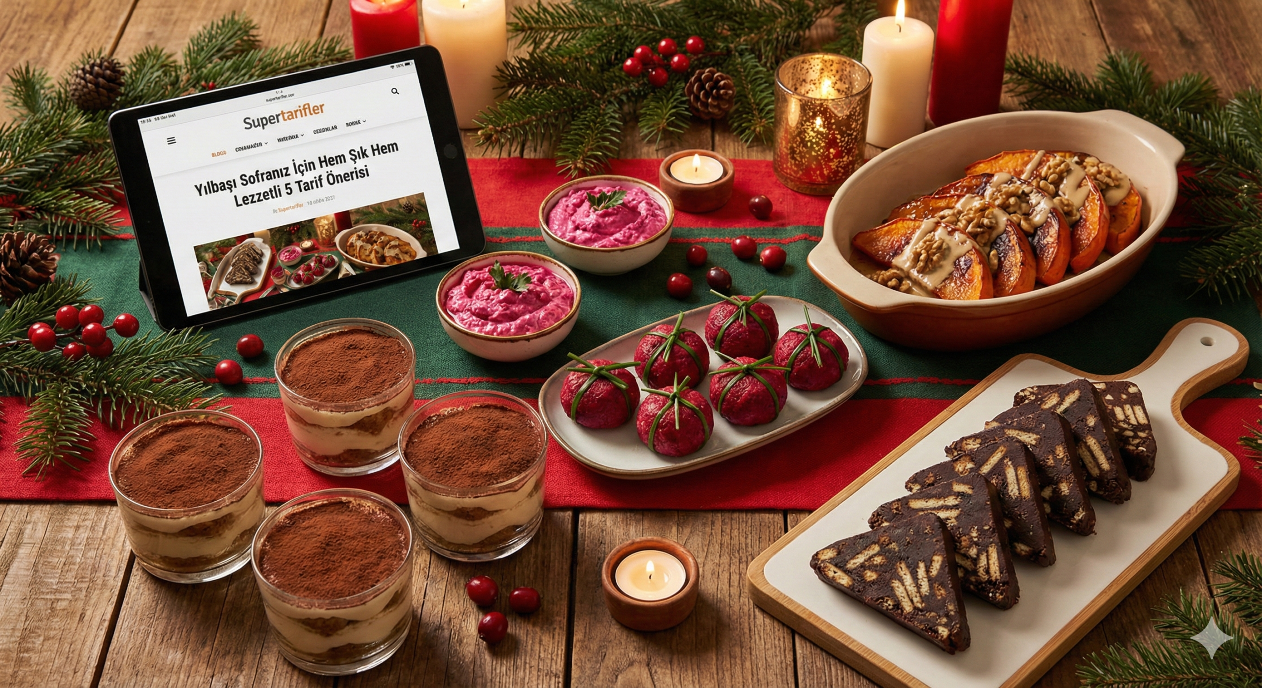 yilbasi için tatlı önerileri