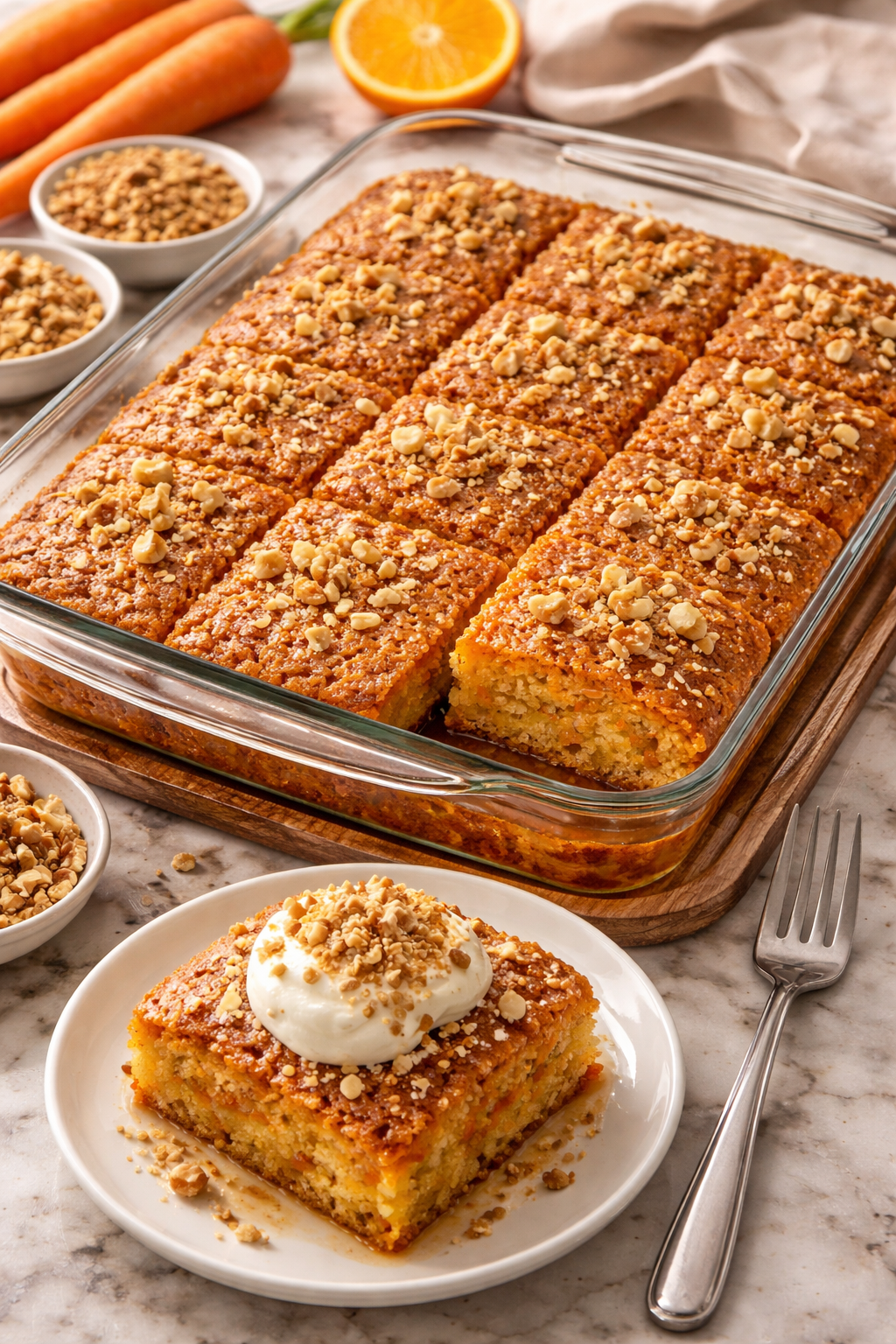 Havuçlu fındıklı revani