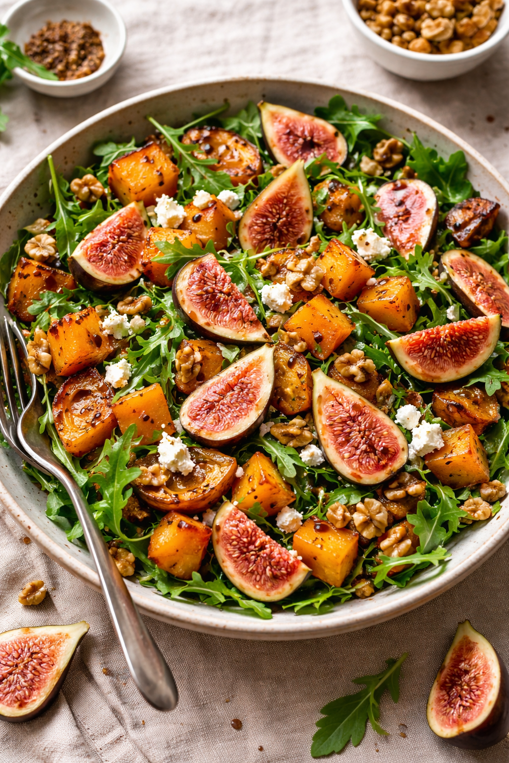 İncirli Balkabağı Salatası