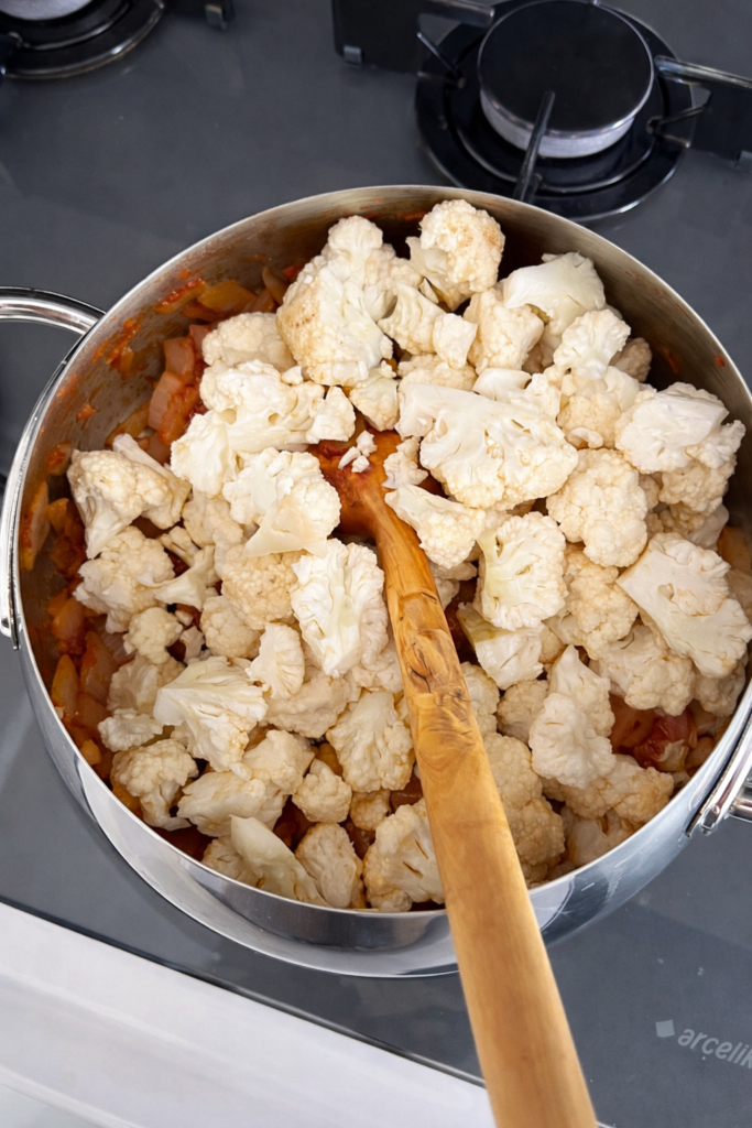 Karnıbahar bezelye 4