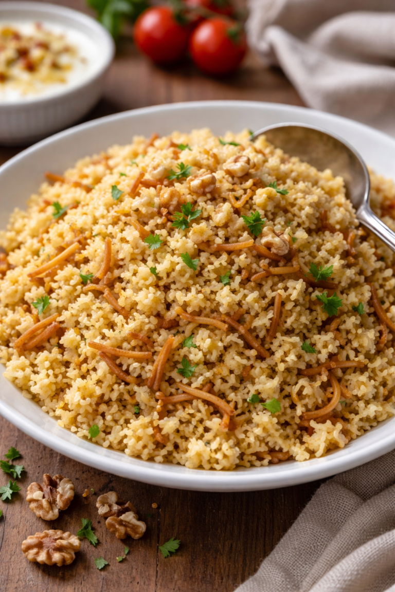 Şehriyeli Bulgur Pilavı