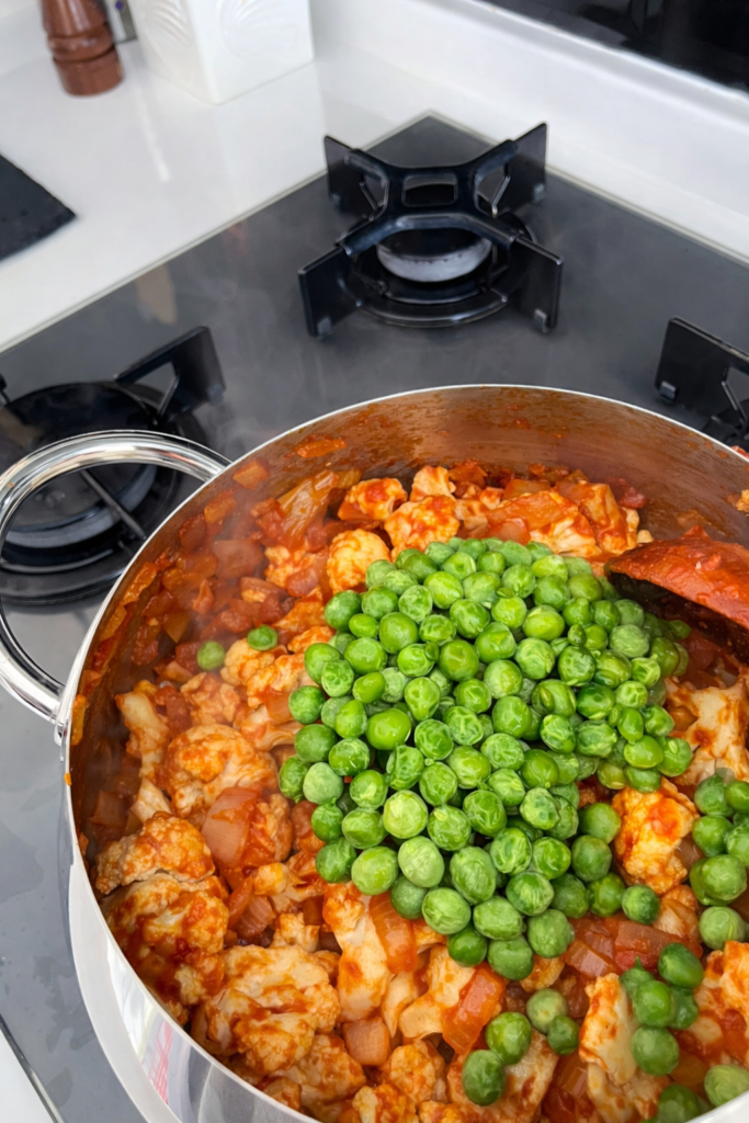 karnıbahar bezelye 3