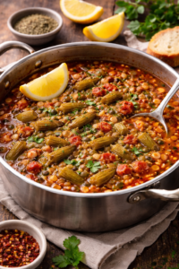 Kuru Bamyalı Mercimek