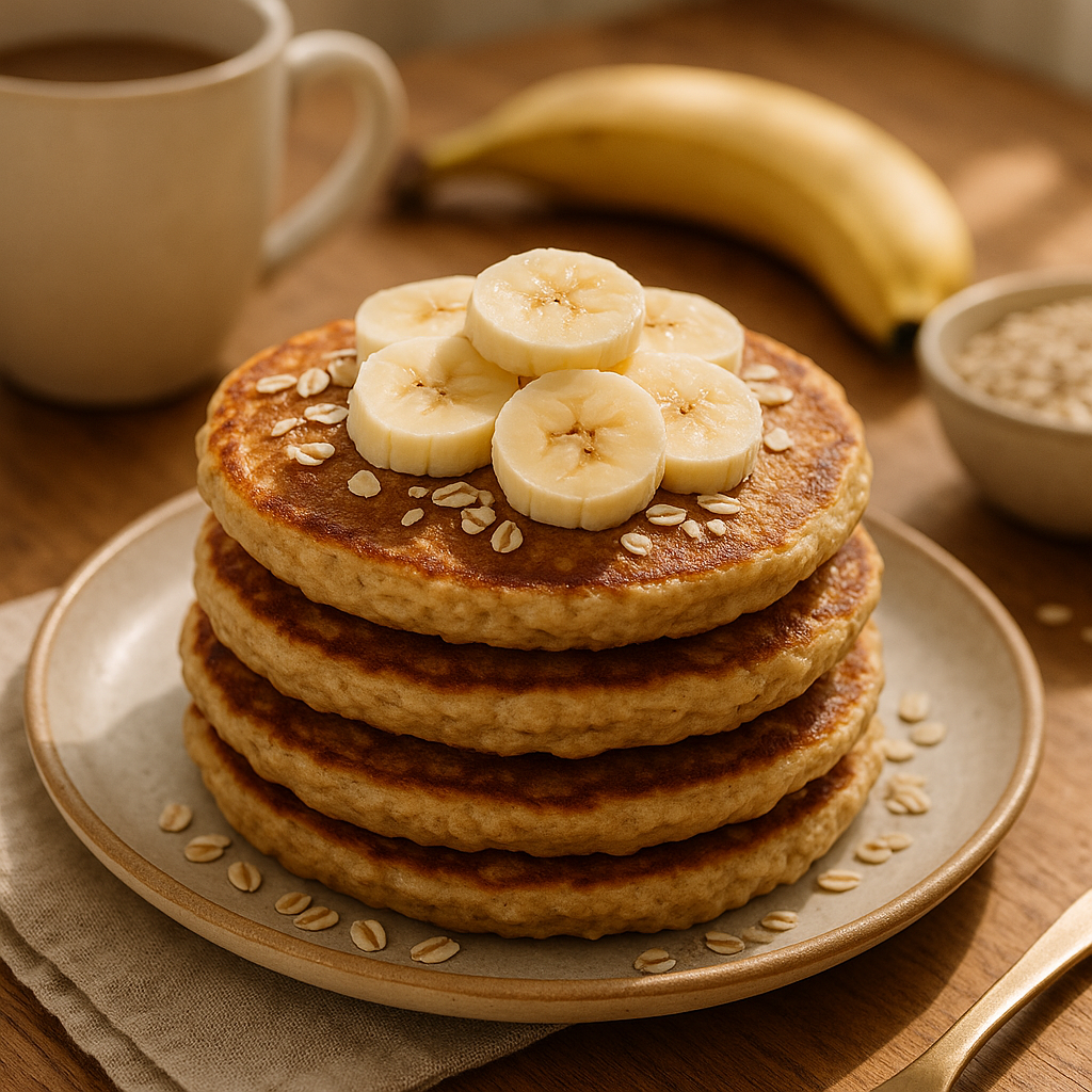 Muzlu Yulaflı Pancake görseli